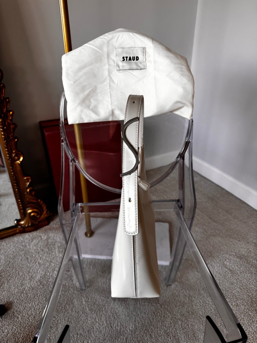 STAUD Cream Scotty Bag: Never worn - Picture 3 of 4